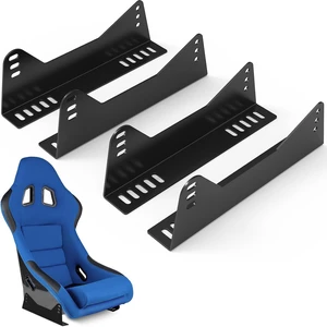 Universal Racing Seat Brackets for Bucket Seats, Side Mount, 4 Pack Universal Racing Seat Brackets for Bucket Seats, Side Mount, 4 Pack