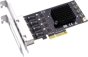 LE8445 2.5Gb Network Card with 4 RJ45 Ports, Internal Ethernet NIC for PC, PCIE 2.0 X4 Interface LE8445 2.5Gb Network Card with 4 RJ45 Ports, Internal Ethernet NIC for PC, PCIE 2.0 X4 Interface