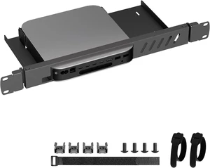 Mini Rack Mount for Mac mini M1 M2, 19in 1U Hinged Server Rack Shelf, for All Mac mini M1 M2 Models, Mini PC Rack Mount for 19 inch Cabinet or Rack, with Cable Ties Mini Rack Mount for Mac mini M1 M2, 19in 1U Hinged Server Rack Shelf, for All Mac mini M1 M2 Models, Mini PC Rack Mount for 19 inch Cabinet or Rack, with Cable Ties