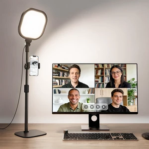 Zoom Lighting for Computer, Adjustable Desk Lighting for Video Calls, 30 Light Modes Video Conference Light, Desk Ring Light with Stand for Webcam, Meetings, Live Stream, Home Office. CRI 97.8 Zoom Lighting for Computer, Adjustable Desk Lighting for Video Calls, 30 Light Modes Video Conference Light, Desk Ring Light with Stand for Webcam, Meetings, Live Stream, Home Office. CRI 97.8