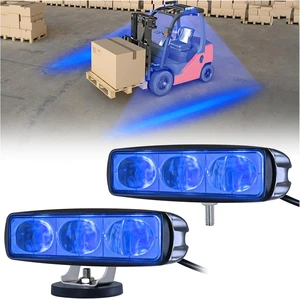 LED Blue Line Forklift Safety Light for Warehouse Hazard Warning (2PCS) LED Blue Line Forklift Safety Light for Warehouse Hazard Warning (2PCS)