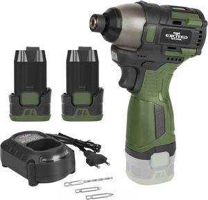 17V Brushless Screwdriver, 140Nm Cordless Impact Driver Set with 3 Adjustable Speed, 2 Batteries and Led Work Light 17V Brushless Screwdriver, 140Nm Cordless Impact Driver Set with 3 Adjustable Speed, 2 Batteries and Led Work Light
