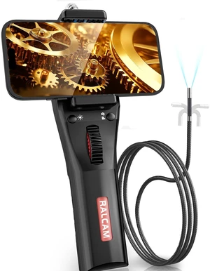 Two-Way 210° Articulating Borescope Compatible with iPhone & Android Two-Way 210° Articulating Borescope Compatible with iPhone & Android