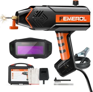 Handheld Welder, Portable Welding Machine 110V with Auto Darkening Goggles, 120A IGBT Inverter Portable ARC Welder Gun, Fits for 3/32" Wire Rods Handheld Welder, Portable Welding Machine 110V with Auto Darkening Goggles, 120A IGBT Inverter Portable ARC Welder Gun, Fits for 3/32" Wire Rods