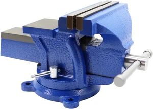 6 Inch Heavy Duty Cast Iron Bench Vise, 360° Swivel Lock Base 6 Inch Heavy Duty Cast Iron Bench Vise, 360° Swivel Lock Base