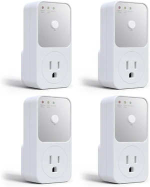 Single Outlet Surge Protector for Refrigerator, TV, PC & Home Appliance - Wall Voltage Protector with Ground & Protected Light Indicators, 120V, 15A, 4 Pack Single Outlet Surge Protector for Refrigerator, TV, PC & Home Appliance - Wall Voltage Protector with Ground & Protected Light Indicators, 120V, 15A, 4 Pack