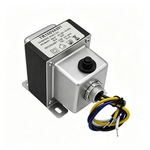 100VA Transformer with Circuit Breaker, 100/120V to 24Vac Step Down Transformer Compatible with HVAC Systems for Industrial Equipment, Doorbells, Security Systems and Low Voltage Equipment. 100VA Transformer with Circuit Breaker, 100/120V to 24Vac Step Down Transformer Compatible with HVAC Systems for Industrial Equipment, Doorbells, Security Systems and Low Voltage Equipment.