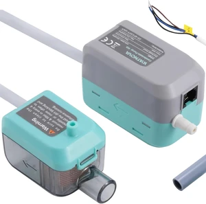 Mini Split HVAC Condensate Pump, 6GPH 100/240V, 33ft Lift, Automatic Safety Switch, AC Condensate Removal for Air Conditioner, Dehumidifier, Furnace, Light Gray Mini Split HVAC Condensate Pump, 6GPH 100/240V, 33ft Lift, Automatic Safety Switch, AC Condensate Removal for Air Conditioner, Dehumidifier, Furnace, Light Gray