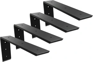 Countertop Support Brackets 10 Inch Heavy Duty 0.4 Inch Thick Countertop Hidden Bracket 10"x6"x2.5" L Bracket Metal Corbels for Quartz/Granite/Wood/Concrete/ Laminate Countertops (4pack) Countertop Support Brackets 10 Inch Heavy Duty 0.4 Inch Thick Countertop Hidden Bracket 10"x6"x2.5" L Bracket Metal Corbels for Quartz/Granite/Wood/Concrete/ Laminate Countertops (4pack)