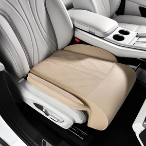 Car Seat Leg Extender Support Cushion, Leg Rest Cushion for Driver Seat, Universal Car Seat Leg Support, Leather Car Seat Cushion, Waterproof Leg Extension Pad for Long Driving (Update,Beige) Car Seat Leg Extender Support Cushion, Leg Rest Cushion for Driver Seat, Universal Car Seat Leg Support, Leather Car Seat Cushion, Waterproof Leg Extension Pad for Long Driving (Update,Beige)