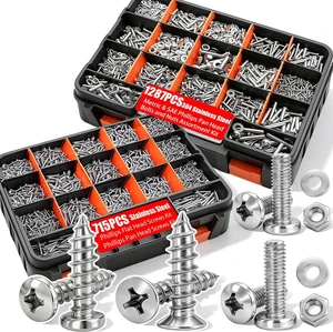 /2002PCS 304 SS Nuts And Bolts Assortment Kit And Self TappingScrew /2002PCS 304 SS Nuts And Bolts Assortment Kit And Self TappingScrew