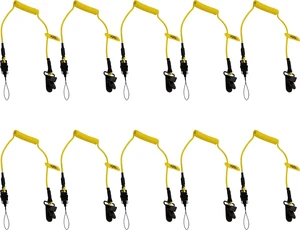 Coil Helmet Lanyard Dual Attachment Coil Helmet Lanyard Dual Attachment, Universal Fit, Max Load 0.9KG 50CM Dual Attachment (10) Coil Helmet Lanyard Dual Attachment Coil Helmet Lanyard Dual Attachment, Universal Fit, Max Load 0.9KG 50CM Dual Attachment (10)