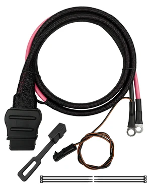 2 Pin Battery Cable Wire Harness Fit for Western Fisher 63411, Truck Side 2 Pin Battery Cable Wire Harness Fit for Western Fisher 63411, Truck Side