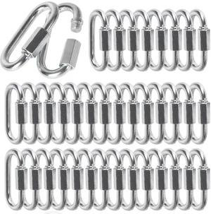 200pcs Chain Link,1/4 Inch Link Chains, Safety Chain Connector Link 200pcs Chain Link,1/4 Inch Link Chains, Safety Chain Connector Link