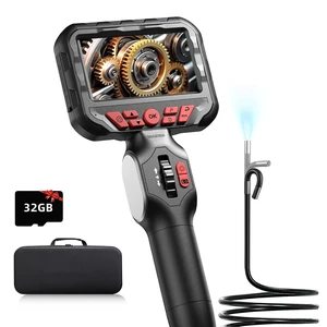 2-Way Articulating Borescope w/Light,0.24in Probe Endoscope for Auto Engine 2-Way Articulating Borescope w/Light,0.24in Probe Endoscope for Auto Engine