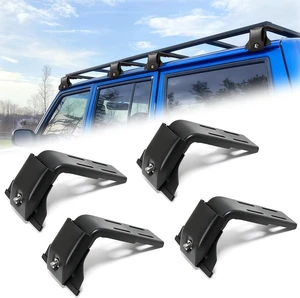 Gutter Mount Roof Rack Brackets for Jeep with Rain Gutters Gutter Mount Roof Rack Brackets for Jeep with Rain Gutters