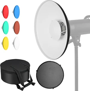 16inch/42cm Bowens Mount White Beauty Dish 16inch/42cm Bowens Mount White Beauty Dish