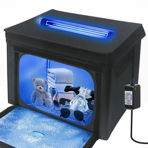 Large UV Sanitizer Box, 36L Portable Sanitizing and Cleaning Machine with 3-Level Timer, Foldable UV Cleaner Box for Household Use Like Phone, Towel, Key, Etc. Ozone Free Large UV Sanitizer Box, 36L Portable Sanitizing and Cleaning Machine with 3-Level Timer, Foldable UV Cleaner Box for Household Use Like Phone, Towel, Key, Etc. Ozone Free