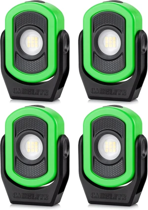 Magnetic Work Light 780 Lumen Compact Pocket Light, Rechargeable 3000mAh, 360° Pivot, Durable & Portable for Mechanics & Jobsites (Green, 4-Pack) Magnetic Work Light 780 Lumen Compact Pocket Light, Rechargeable 3000mAh, 360° Pivot, Durable & Portable for Mechanics & Jobsites (Green, 4-Pack)