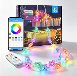 Permanent Christmas Lights 100FT, Smart Eaves Lights for House Roofline Permanent Christmas Lights 100FT, Smart Eaves Lights for House Roofline
