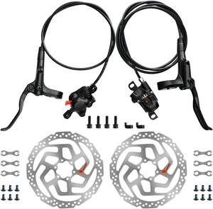 MT200 MTB Hydraulic Disc Brake Set with RT26 180mm Rotors MT200 MTB Hydraulic Disc Brake Set with RT26 180mm Rotors