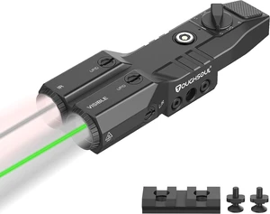 Low Profile Mlok/Picatinny Mounted Tactical Flashlight Laser 4 in 1 Combo Low Profile Mlok/Picatinny Mounted Tactical Flashlight Laser 4 in 1 Combo