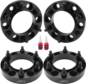 6x5.5 Hubcentric Wheel Spacers 1 Inch 6x139.7mm with 12x1.5 Studs & 106mm Center Bore, Forged for Tacoma, 4Runner, Tundra, FJ, Sequoia, GX460 & GX470 (1995-2023) 6x5.5 Hubcentric Wheel Spacers 1 Inch 6x139.7mm with 12x1.5 Studs & 106mm Center Bore, Forged for Tacoma, 4Runner, Tundra, FJ, Sequoia, GX460 & GX470 (1995-2023)