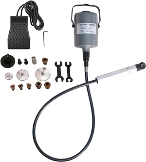 380W Hanging Flex Shaft Die Grinder Sander Polisher Rotary Tool, Foot Pedal Control, Extendable Handle 380W Hanging Flex Shaft Die Grinder Sander Polisher Rotary Tool, Foot Pedal Control, Extendable Handle