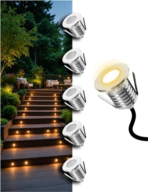 3W Recessed Low Voltage Deck Light 6 Pack 2Inch 3W Recessed Low Voltage Deck Light 6 Pack 2Inch