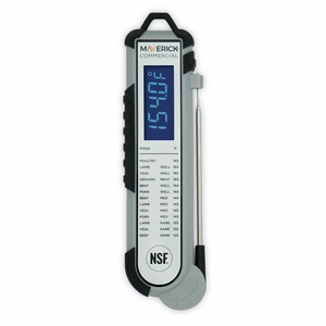 ProTemp Digital Meat Thermometer PT100BBQ, Instant Read with Backlit Display, Oven Safe, Calibration Feature, Grill, Smoker & BBQ Temperature Probe ProTemp Digital Meat Thermometer PT100BBQ, Instant Read with Backlit Display, Oven Safe, Calibration Feature, Grill, Smoker & BBQ Temperature Probe
