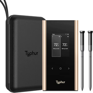 Sync Gold Dual Wireless WiFi Meat Thermometer Carrying Case Included Sync Gold Dual Wireless WiFi Meat Thermometer Carrying Case Included