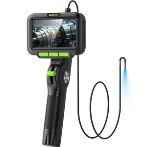 Two-Way Articulating Borescope with Light, 3.9mm Articulating Probe Industrial Endoscope Camera with 3.3ft/1m Self-Resetting Tube, 5" IPS Screen Inspection Camera with Light for Engine/Pipe Two-Way Articulating Borescope with Light, 3.9mm Articulating Probe Industrial Endoscope Camera with 3.3ft/1m Self-Resetting Tube, 5" IPS Screen Inspection Camera with Light for Engine/Pipe
