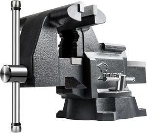 CR80A 8 Inch Bench Vise Heavy Duty with Anvil and 210°Swivel Base CR80A 8 Inch Bench Vise Heavy Duty with Anvil and 210°Swivel Base