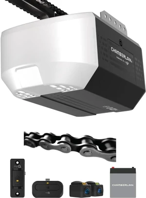 Chain Drive myQ Garage Door Opener, 1/2 HP w/Battery Backup Chain Drive myQ Garage Door Opener, 1/2 HP w/Battery Backup