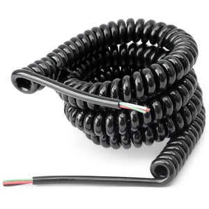 20FT 18/4 Coil Cord, 4-Conductor 18AWG Retractable for Industrial & Home Use 20FT 18/4 Coil Cord, 4-Conductor 18AWG Retractable for Industrial & Home Use