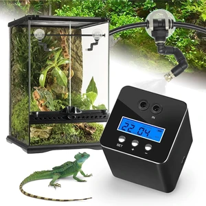Reptile Mister System, Auto Humidifier with 2 Spray Nozzles for Terrariums Reptile Mister System, Auto Humidifier with 2 Spray Nozzles for Terrariums