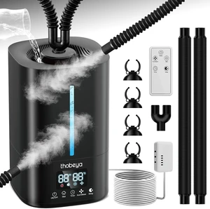 5L Reptile Fogger Humidifier with Dual Hose, Remote, Humidity Sensor & Auto Control 5L Reptile Fogger Humidifier with Dual Hose, Remote, Humidity Sensor & Auto Control