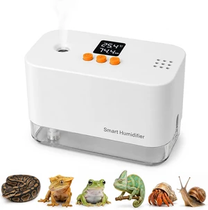 Smart Reptile Terrarium Humidifier with Automatic Humidity Sensor for Chameleon, Gecko & Snake Smart Reptile Terrarium Humidifier with Automatic Humidity Sensor for Chameleon, Gecko & Snake