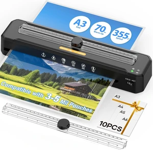 13-Inch Laminator, 70s Warm-Up, 3-5 Mil for 11x17 13-Inch Laminator, 70s Warm-Up, 3-5 Mil for 11x17