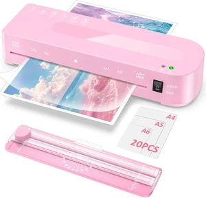 9-Inch Laminator with 20 Sheets, Hot & Cold with Trimmer 9-Inch Laminator with 20 Sheets, Hot & Cold with Trimmer
