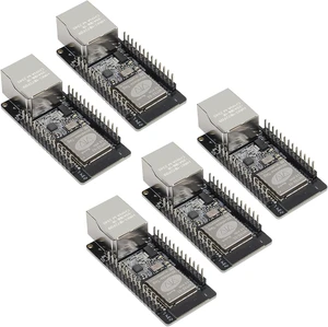 5-Pack WT32-ETH01 ESP32 Module, Ethernet, WiFi & Bluetooth Development Board 5-Pack WT32-ETH01 ESP32 Module, Ethernet, WiFi & Bluetooth Development Board