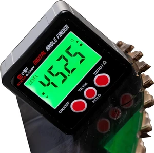 Digital Angle Finder, Magnetic with Case & Backlit LCD Digital Angle Finder, Magnetic with Case & Backlit LCD