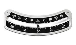 Rieker Military Grade Shatter-Proof ±26° Inclinometer, MRAP Humvee Slope Indicator, Black Rieker Military Grade Shatter-Proof ±26° Inclinometer, MRAP Humvee Slope Indicator, Black