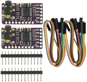 2-Pack PCM5102 I2S DAC Decoder Board, Stereo Digital to Analog Audio for Raspberry Pi 2-Pack PCM5102 I2S DAC Decoder Board, Stereo Digital to Analog Audio for Raspberry Pi