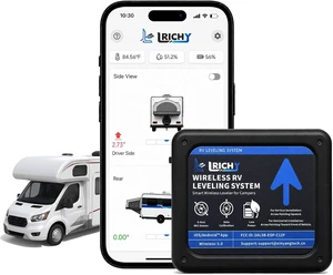 Wireless RV Leveling System APP, 6-Axis Sensor, No Calibration Needed Wireless RV Leveling System APP, 6-Axis Sensor, No Calibration Needed