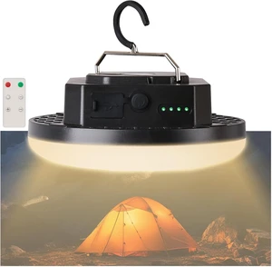 Rechargeable Camping Hanging Tent Light, 3 Color Modes, IPX5 Waterproof for Outdoor & Hiking Rechargeable Camping Hanging Tent Light, 3 Color Modes, IPX5 Waterproof for Outdoor & Hiking