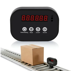 Wireless Infrared LED Counter, 999999 Count, Rechargeable with Preset Alarm for Conveyor & Gym Wireless Infrared LED Counter, 999999 Count, Rechargeable with Preset Alarm for Conveyor & Gym