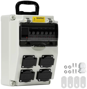 110V 63A Power Distribution Box with Circuit Breaker 110V 63A Power Distribution Box with Circuit Breaker