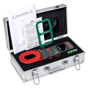 0.01-200 Clamp Ground Resistance Meter, Handheld Digital Earth Tester 0.01-200 Clamp Ground Resistance Meter, Handheld Digital Earth Tester