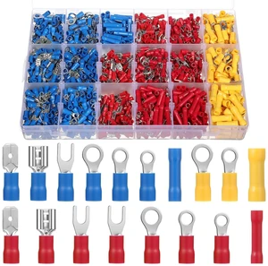 1700-Piece Electrical Wire Connector Kit, Mixed Crimp Terminals 1700-Piece Electrical Wire Connector Kit, Mixed Crimp Terminals